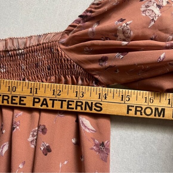 Wilfred Aritzia Alana floral babydoll dress Sz XXS - Picture 7 of 8